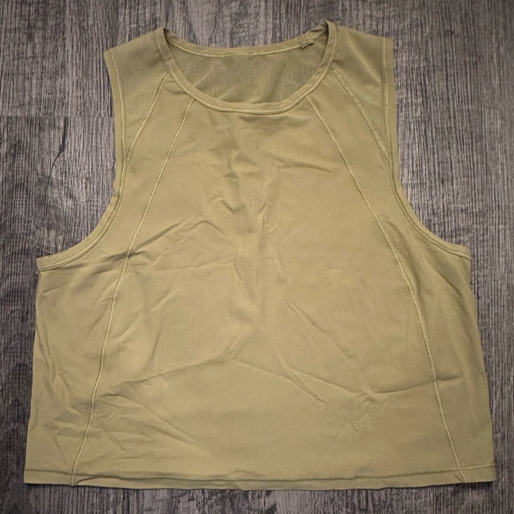 Lululemon Cropped Sculpt Tank Top